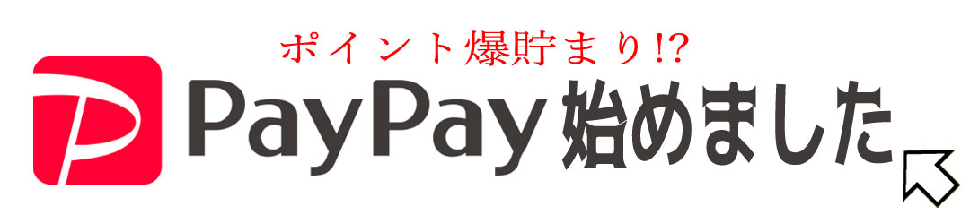 paypay払い開始